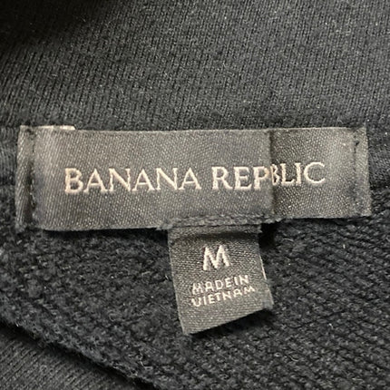 Banana Republic Women's Black Long Sleeve Hoodie Hooded Sweatshirt Top Size M