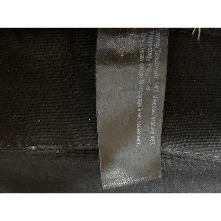 Filippa K Women's Black High Rise Business Work Midi Straight Pencil Skirt Sz M