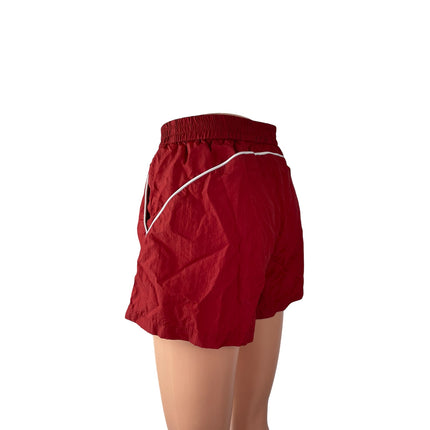 Cider Women's Red High Rise Yoga Running Workout Athletic Mini Shorts Size XS