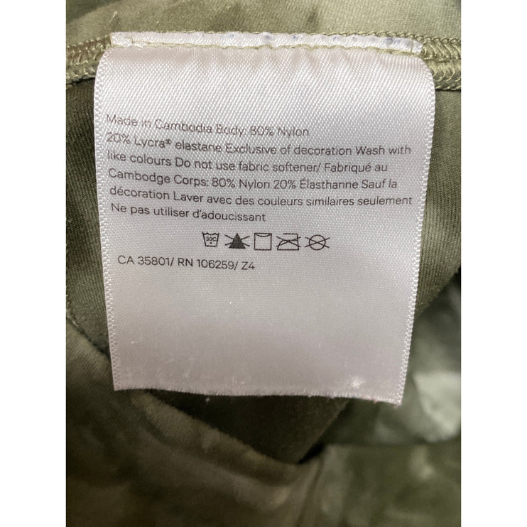 Lululemon Align Diamon Dye Green High Rise Yoga Crop Athletic Leggings Pants 4