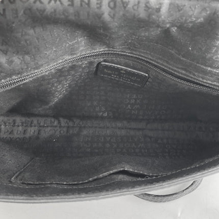 Kate Spade Charlotte Street 100% Leather Black Chain Strap Flap Crossbody Bag