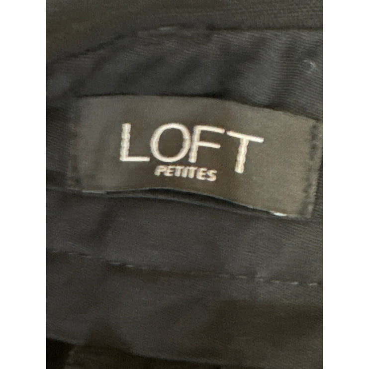 Ann Taylor LOFT Women's Black High Waisted Wide Leg Trousers Pants Size 00P