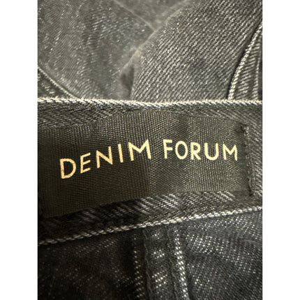 Aritzia Denim Forum The Nina Super High Waisted Cigarette Black Denim Jeans 25
