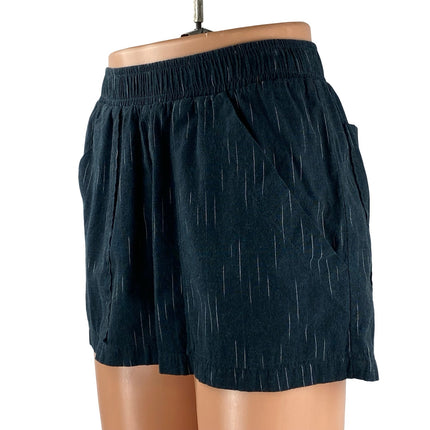 Mollusk Shell Midnight Ikat Women's Wide Leg Yoga Athletic Activewear Shorts XS