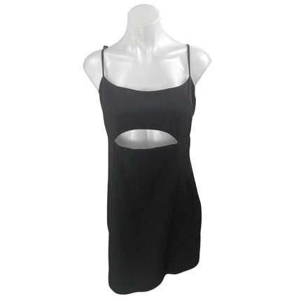 Lovers and Friends Black Sleeveless Cutout Scoop Neck Cami Tank Mini Dress Sz XL