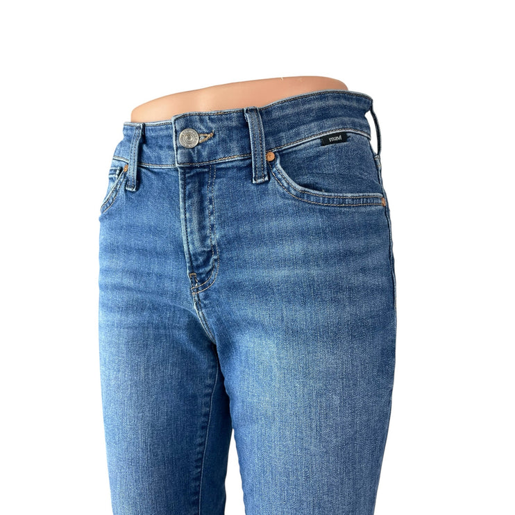 Mavi Molly Women's Blue Classic Mid Rise Flared Bootcut Denim Jeans Size 25x30