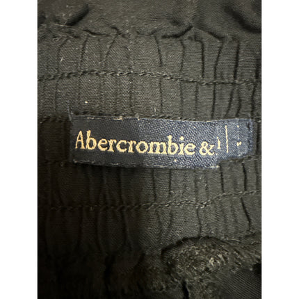 Abercrombie & Fitch Women's Black Elastic Waist Casual Lounge Beach Shorts Sz XS