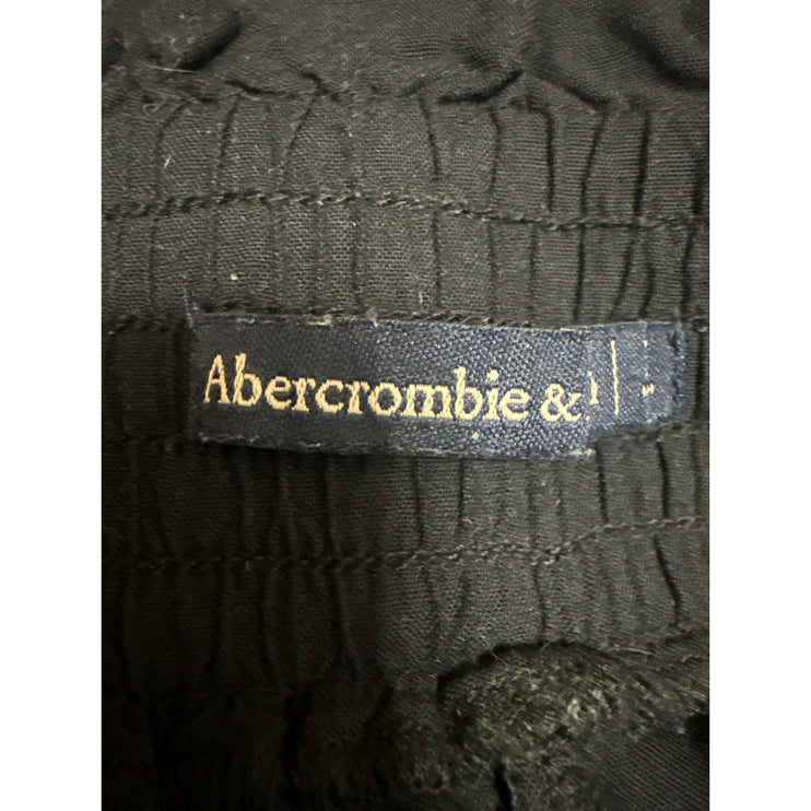 Abercrombie & Fitch Women's Black Elastic Waist Casual Lounge Beach Shorts Sz XS