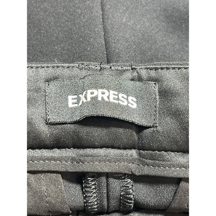 Express Editor Boot Women's Black Low Rise Straight Trouser Dress Pants Size 2R