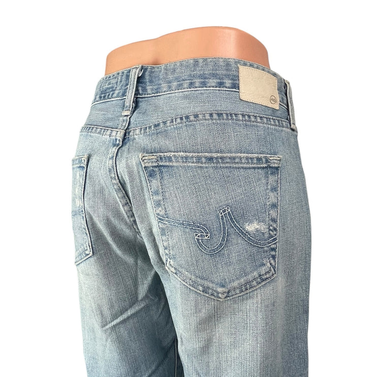 Adriano Goldschmied Distressed Slouchy Slim Boyfriend Denim Jeans Pants Size 28R