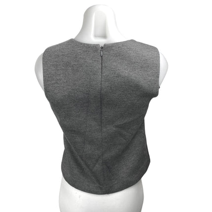 Cynthia Rowley Gray Rhinestone Neck Sleeveless Cami Camisole Tank Top Size S
