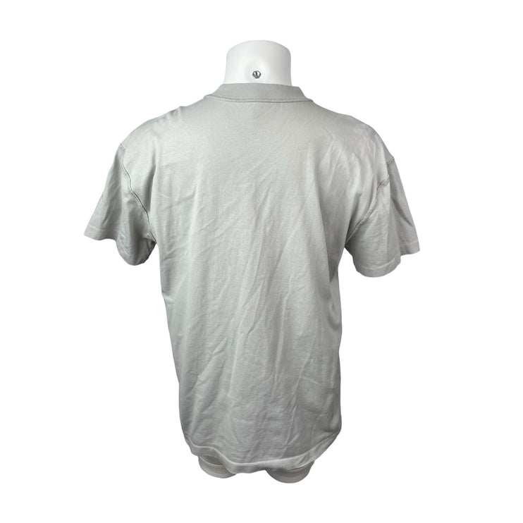 Allsaints Men's Gray Crew Neck Short Sleeve Basic Plain Tee Casual T-Shirt Top S