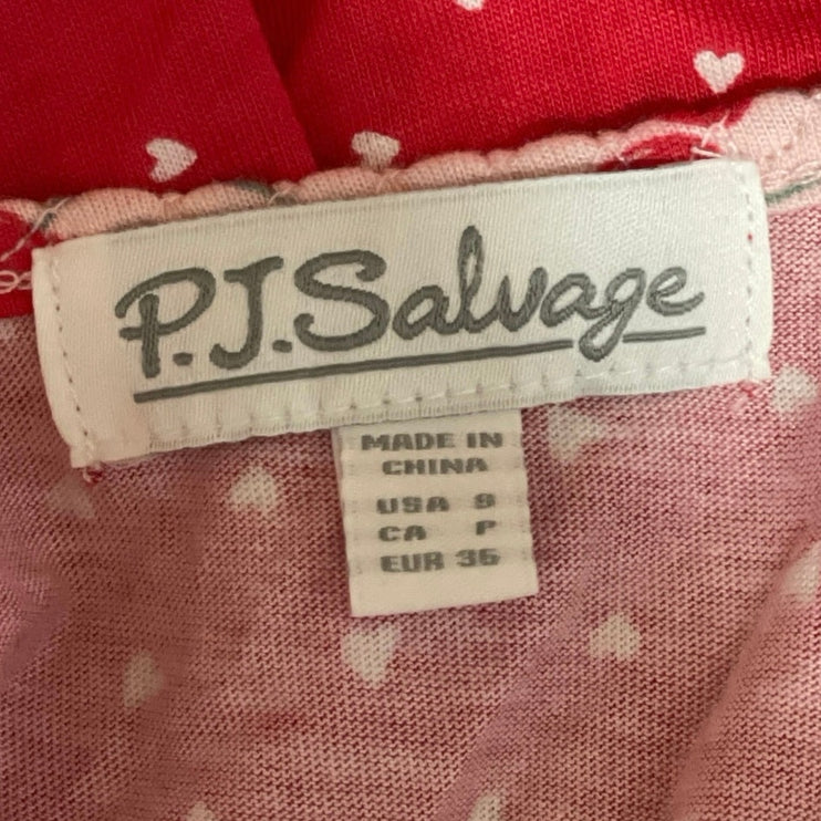 Bundle of 2 PJ Salvage Red Pink Hearts Cherry Racerback Tank Sleepwear Size S