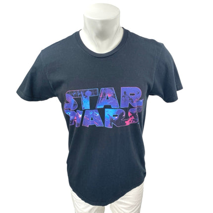 Star Wars Men's Blue Graphic Print Short Sleeve Crew Neck T Shirt Tee Top Size M