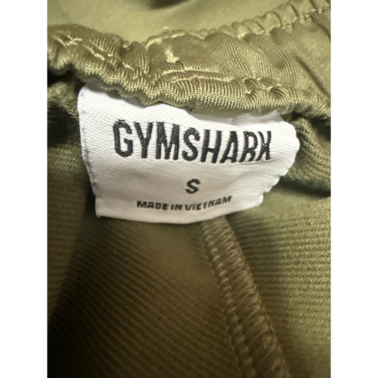 Gymshark Arrival Men's Green Elastic Waist Tapered Fitness Joggers Pants Size S