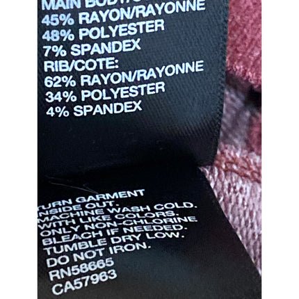 Zella Women's Red Round Neck Tie Long Sleeve Sweater Sweatshirt Top Size S