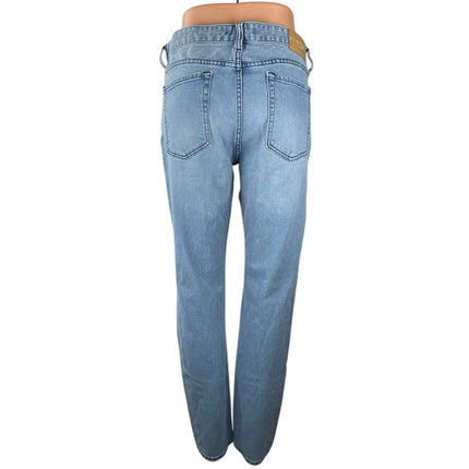 Five Four LA Women's Blue High Rise Light Wash Straight Leg Denim Jeans Size 33