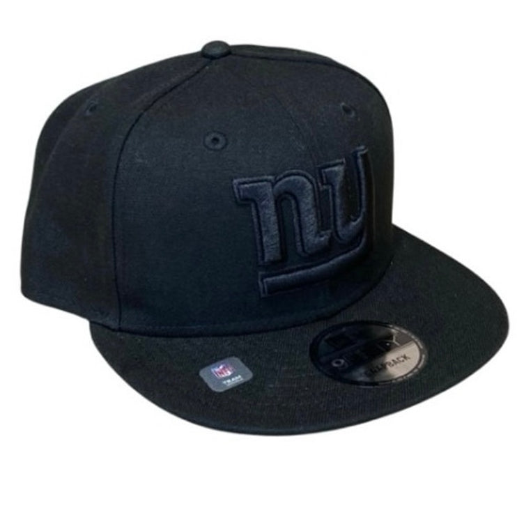NEW New Era 9Fifty New York Giants NY Logo NFL Black Unisex Snapback Cap Hat OS