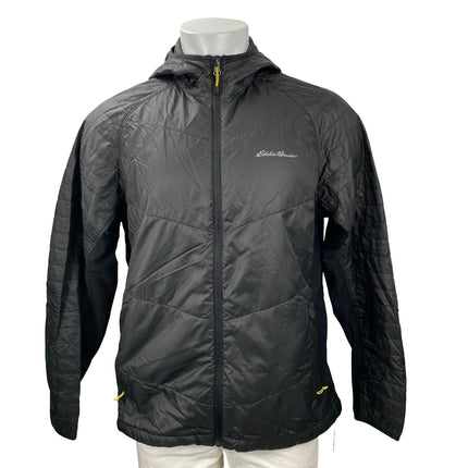 Eddie Bauer Ever Therm Down Black Athletic Activewear Windbreaker Coat Jacket L
