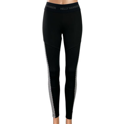 Helly Hansen LIFA Baselayer Black High Performance Athletic Legging Pants Sz SP