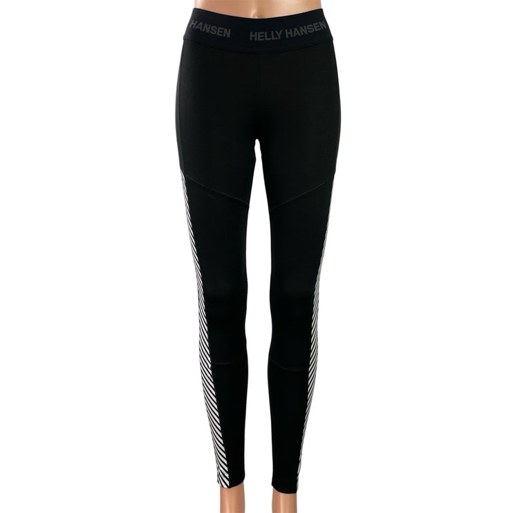 Helly Hansen LIFA Baselayer Black High Performance Athletic Legging Pants Sz SP