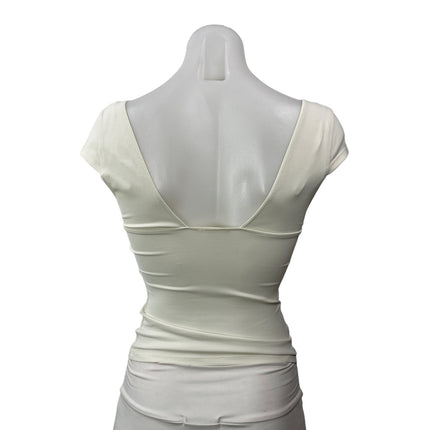 Intimately Free People Womens White Short Cap Sleeves Duo Corset Camisole Top XS