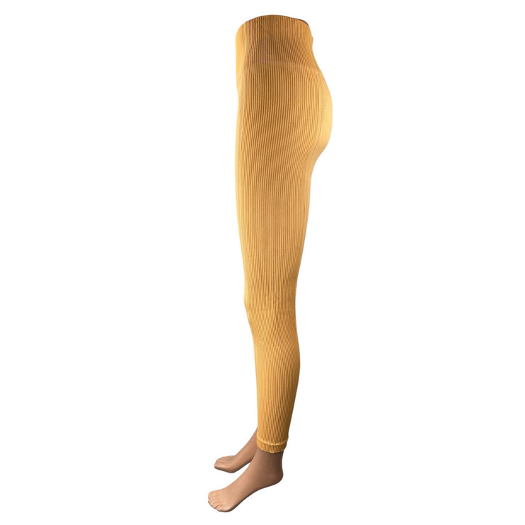 Gymshark Beige High Waist Skinny Yoga Gym Athletic Activewear Leggings Pants S