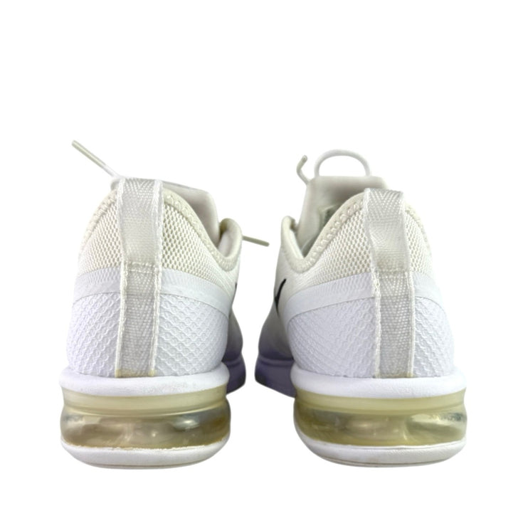 Nike Air Max Sequent 4.5 White Black Women's White Black Sneakers Shoes 9.5