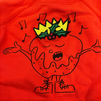 Stella McCartney Kids Baby Christmas Holiday Red Sweater Sweatshirt 6 Months