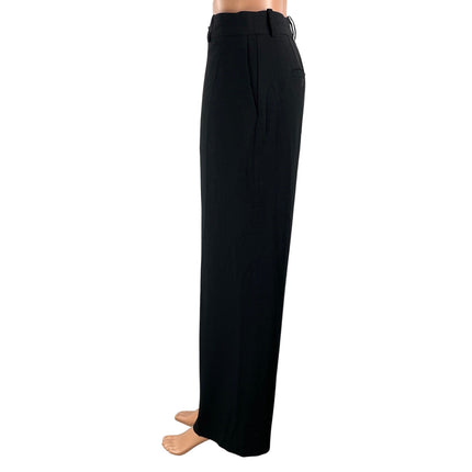 Aritzia Babaton Women's Black High Rise Straight Leg Trouser Dress Pants Size 12