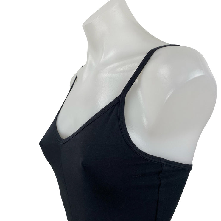 Everlane Women's Black Sleeveless V Neck Camisole Tank Shapewear Bodysuit Top XS