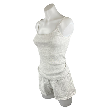 Brandy Melville Gray Cami Top T-Shirt Wide Leg Athletic Sleepwear 3 Piece Set S