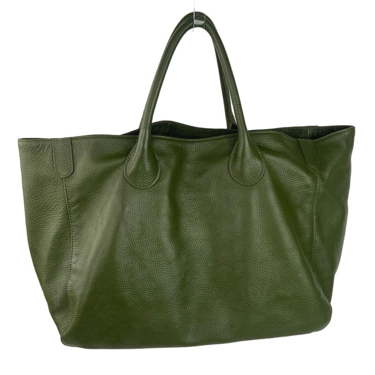 Beck Green Leather The Booty Call Overnighter Classic Beach Zip Handbag Tote Bag