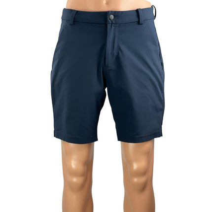 Lululemon Men's Navy Blue Mid Rise Straight Leg Bermuda Chino Shorts Size M