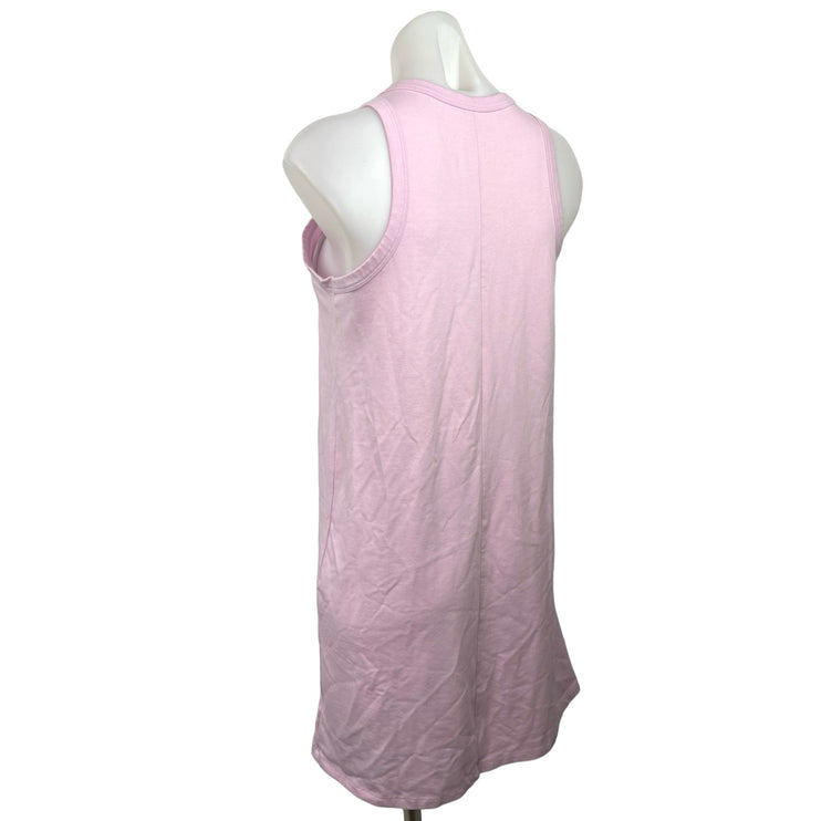 A New Day Pink Plain Crew Neck Basic Pullover Sleeveless Mini Tank Dress Size S