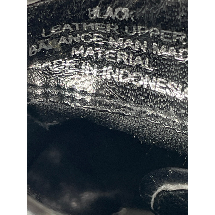 Steve Madden Humble Womens Black Pearl Buckle Straps Pointed Toe Ankle Boots 8.5