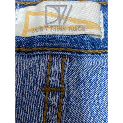DTW Don't Think Twice Wim Women's Blue High Waisted Mom Denim Jean Shorts Sz 6