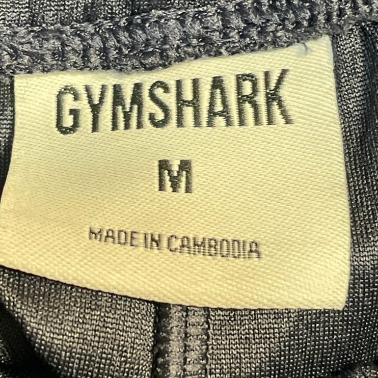 Gymshark Womens Navy Blue Mesh Straight Leg High Waisted Active Trousers Pants M