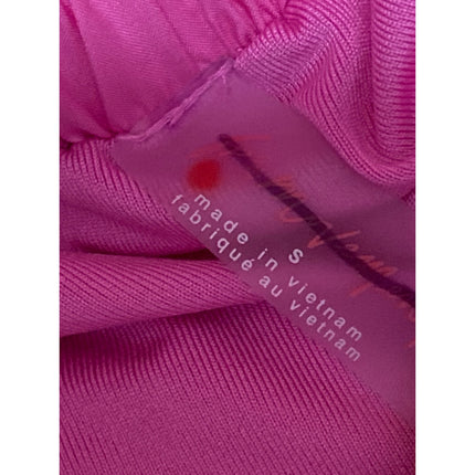 Free People FP Movement Pink High Waist Pleated Pull On Mini A Line Skirt Size S