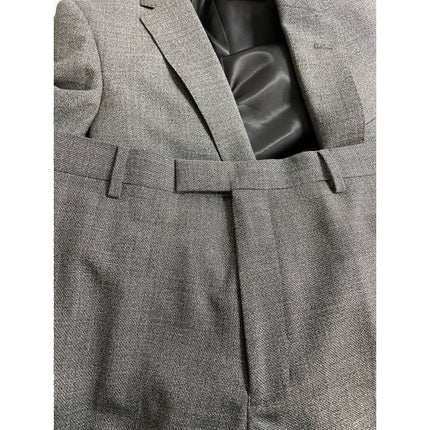 Kin Women's Gray Wool Long Sleeve Blazer Coat Jacket Dress Pants Suit Set 38/32