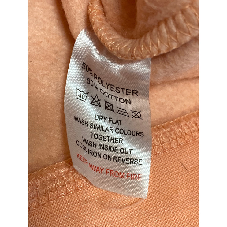 Women's Coral London England Hoodie Hooded Long Sleeve Cropped Sweatshirt S/M