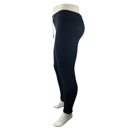 Tory Sport Women's Navy Blue Elastic High Waist Athletic Joggers Trouser Pants S