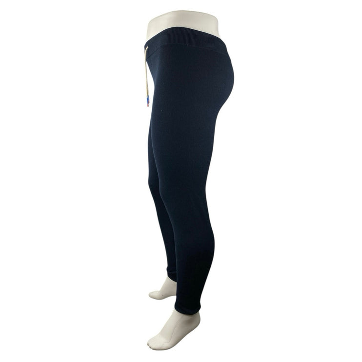 Tory Sport Women's Navy Blue Elastic High Waist Athletic Joggers Trouser Pants S