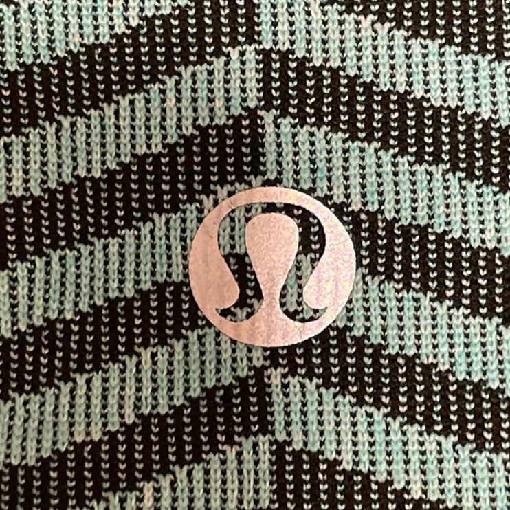 Lululemon Women's Green Striped Swiftly Tech Racerback Athletic Tank Top Size S