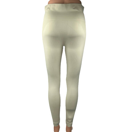 Set Active High Waisted Yoga Workout Running Athletic Leggings Pants Size L