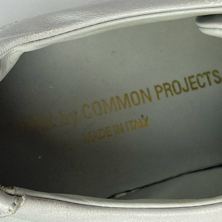 Common Projects Achilles Men's White Leather Lace Up Low Top Sneakers Shoes 4.5