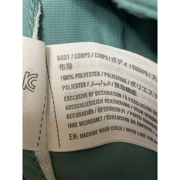 Abercrombie & Fitch Women's Green Pleated High Rise Wide Leg Dress Pants Size 30