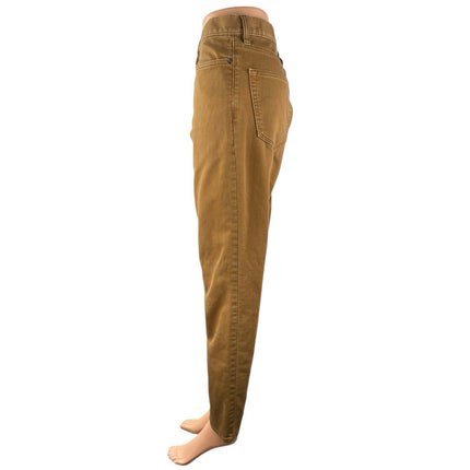 Banana Republic Brown High Waisted Straight Leg Chino Khaki Trousers Pants 32x30