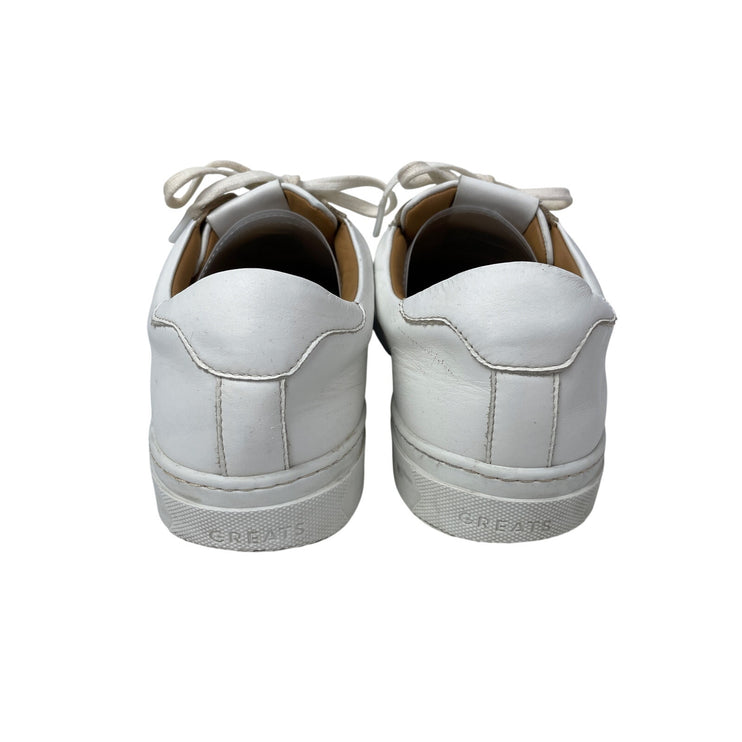 Greats Royale 2.0 Women's White Low Top Round Toe Lace Up Sneakers Shoes Sz 10.5