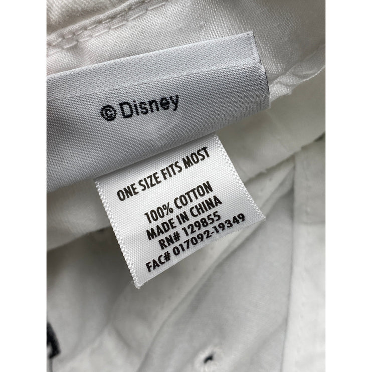 Disney Women's White The Walt Disney Studios Embroidered Dad Cap Hat One Size